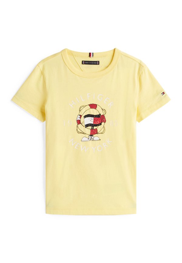 FLAG FUN TEE UNISEX - Print T-shirt - citronella3
