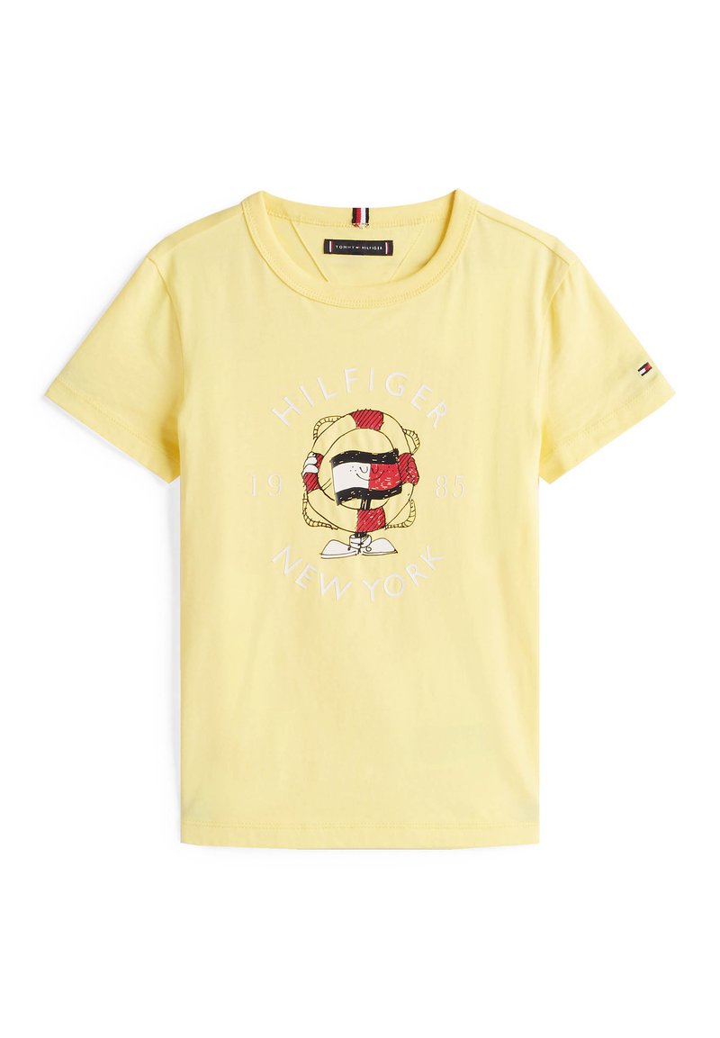 Tommy Hilfiger T-shirt print geel