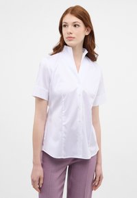 Eterna SATIN SHIRT - REGULAR FIT - Skjortebluser - weiß