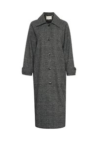 FABIOLA - Klasický kabát - black grey check
