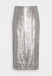 RUTHS - Pencil skirt - silver