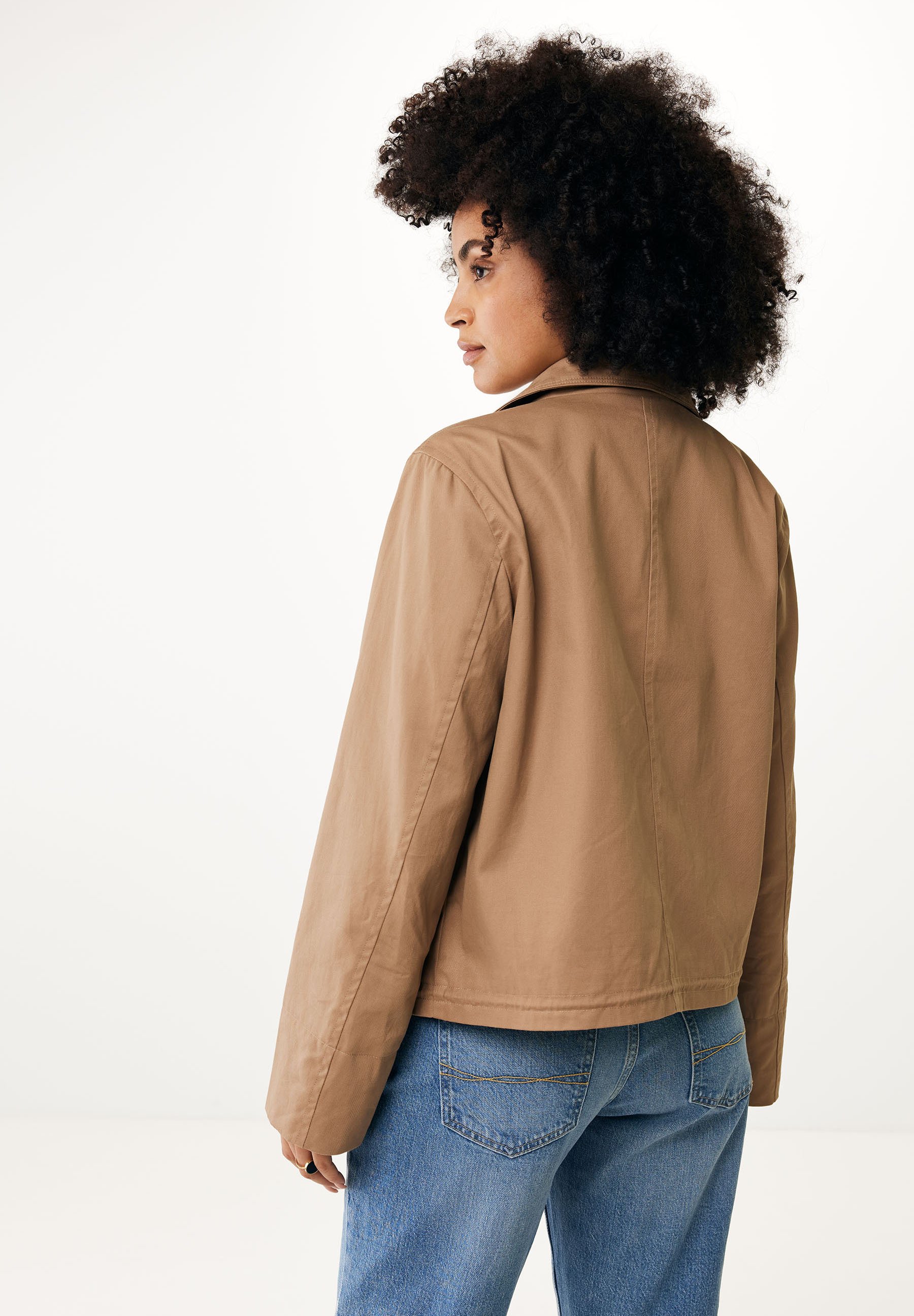 Veste Mi-saison MEXX Grise – Taille 38, Style Tailleur, En Très Bon état