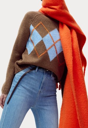 Marks & Spencer, Pullover - mottled brown