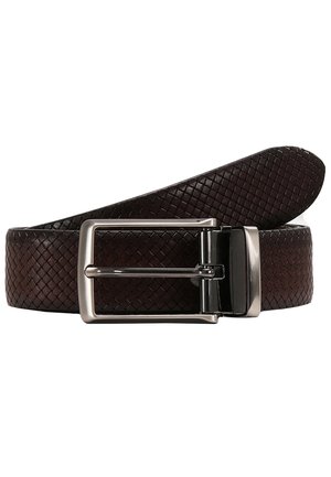 Braided belt - braun