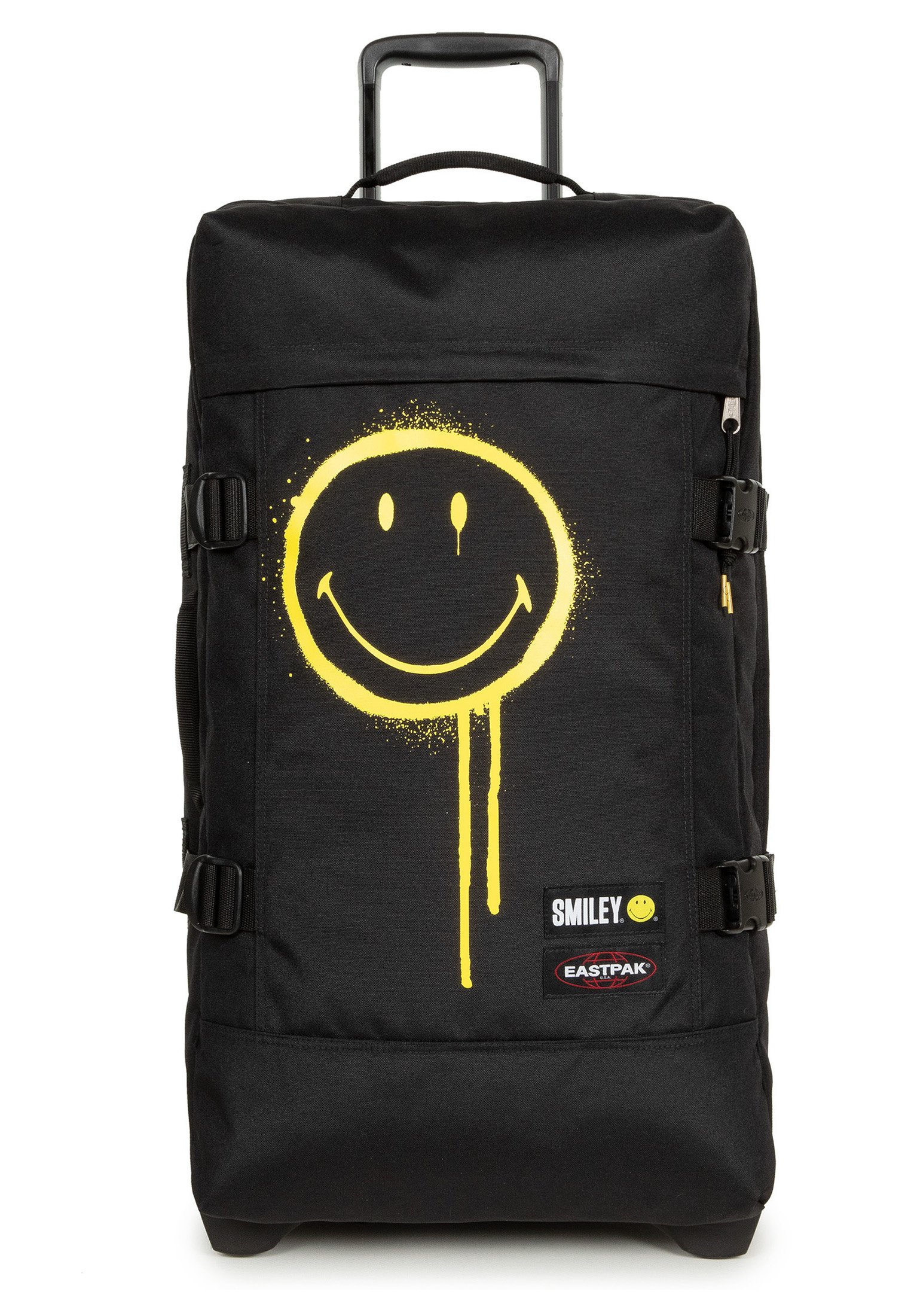 Eastpak TRANVERZ L ROLLEN - Juego de maletas - Smiley Graffiti Black/negro  jaspeado - Zalando.es