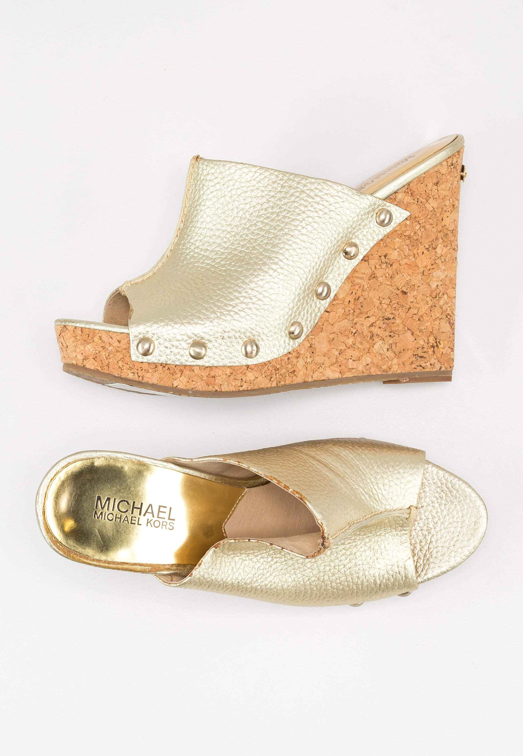 MICHAEL Michael Kors Sandali con zeppa gold/dorato (Second