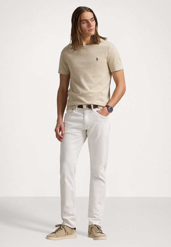 CUSTOM SLIM FIT JERSEY CREWNECK T-SHIRT - Basic T-shirt - expedition dune heather2