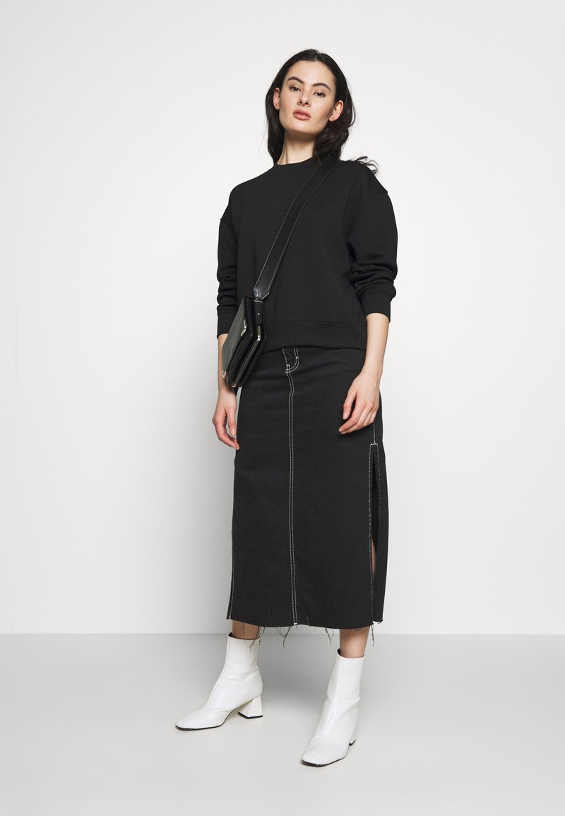 Samsøe Samsøe KELSEY CREW NECK - Sweatshirt - black/schwarz - Zalando.de