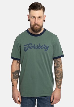 Print T-shirt - grün