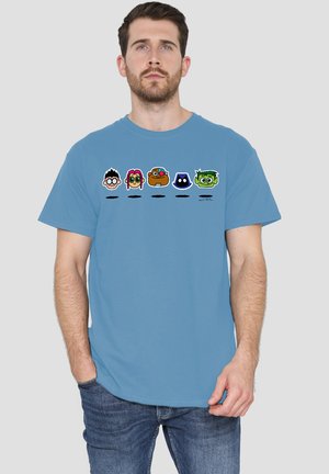 Warner Brothers, TEEN TITANS GO/FLOATING HEADS - Print T-shirt - light blue