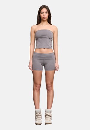 UTOPJA YOGA SHORTS - Leggings - grey