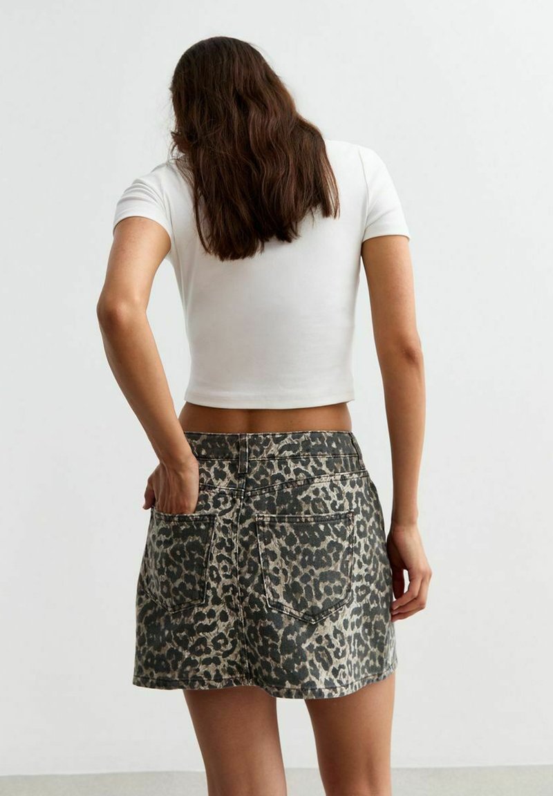 Minigonna Velluto Minigonna Gonna Vicolo Leopardata Next REGULAR