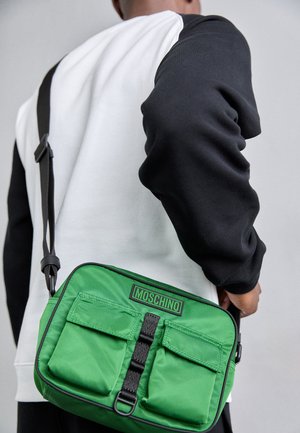 MOSCHINO BORSA TRACOLLA UNISEX - Olkalaukku - fantasia verde