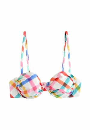 REGULAR FIT  - Bikini-Top - multi white bright check