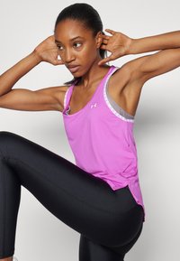 Under Armour KNOCKOUT TANK - Top - vivid magenta/white