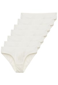 ALBERO NATUR Confezione da 2 slip da donna in cotone biologico con pizzo, 9 colori, antracite