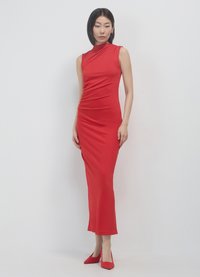 Calliope LUNGO CON ARRICCIO - Maxikleid - rosso scuro