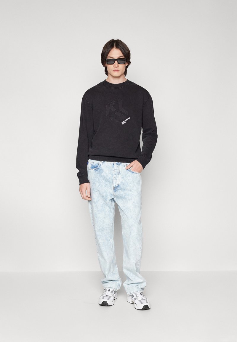 Karl Lagerfeld Jeans REGULAR UNISEX - Sweatshirt - black