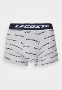 Lacoste 3PACK - Boxer aderenti - silver chine/navy blue