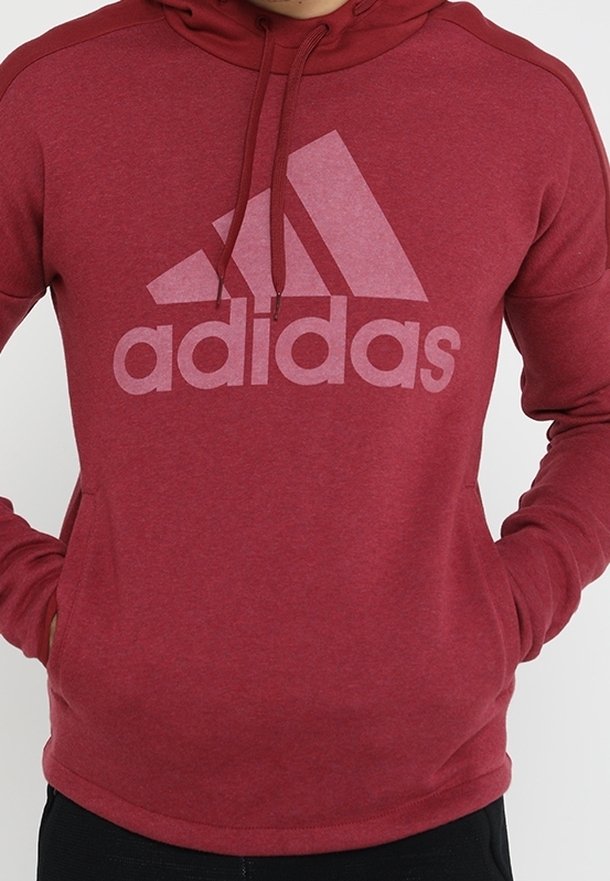 adidas Performance Felpa con cappuccio - bordeaux