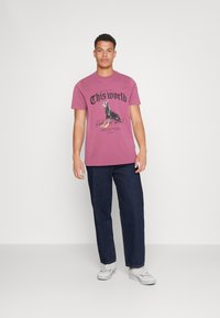 Redefined Rebel RROLIVER TEE UNISEX - T-Shirt print - mellow mauve