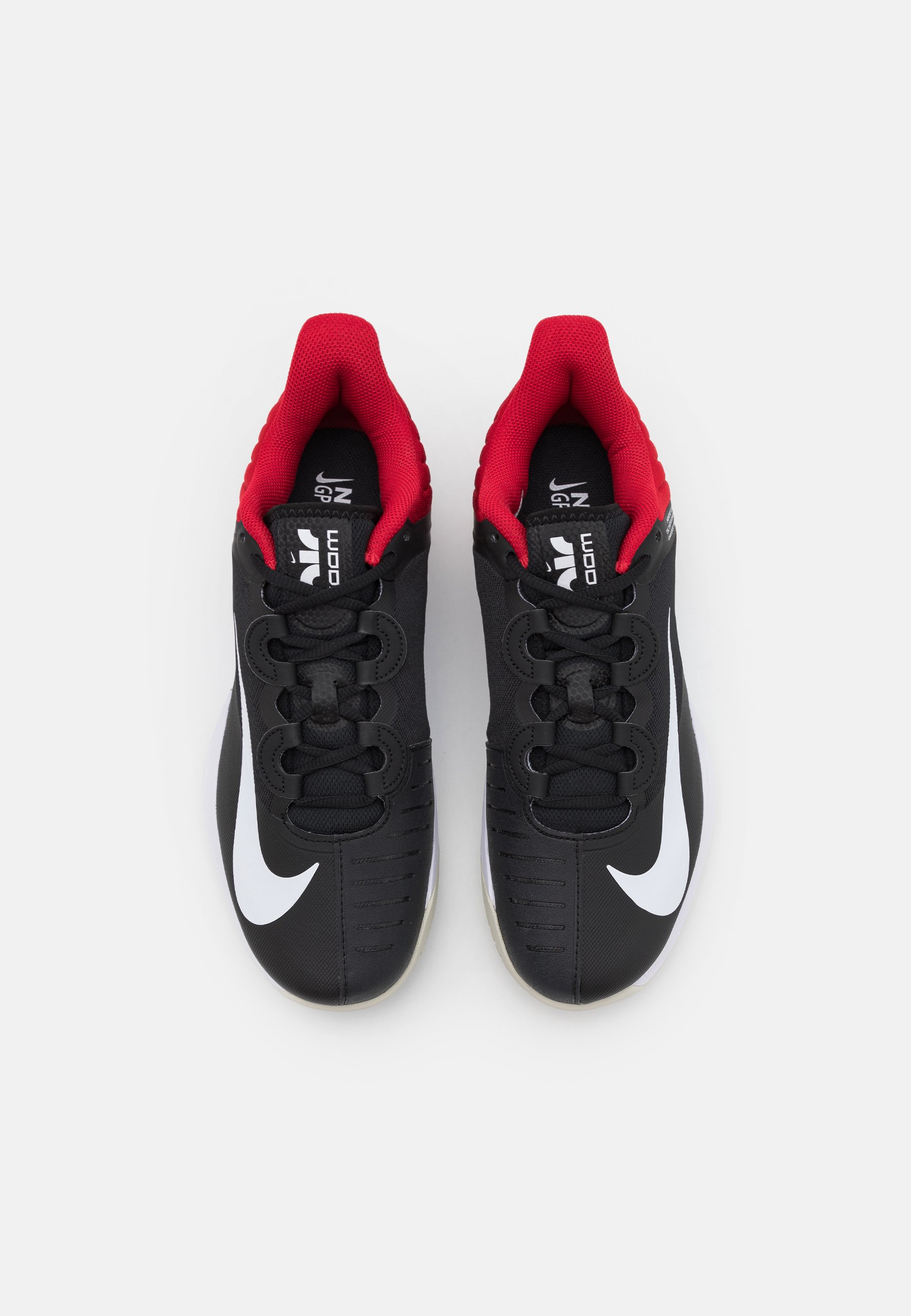 Nike Performance AIR ZOOM GP TURBO - Sneaker low - black/white/gym  red/light bone/schwarz - Zalando.de