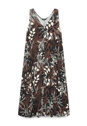 Fiorella Rubino, VESTITO MODELLO FREE CON STAMPA - Jerseyjurk - nero