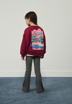Next, SWEATSHIRT AND FLARE LEGGINGS SET - Sweatshirt - berry pink flower