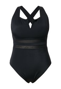 Studio Untold SHEER STRIPED - Baddräkt - black