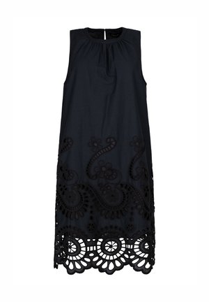 Grace, ÄRMELLOSES LOCHMUSTER - Day dress - black