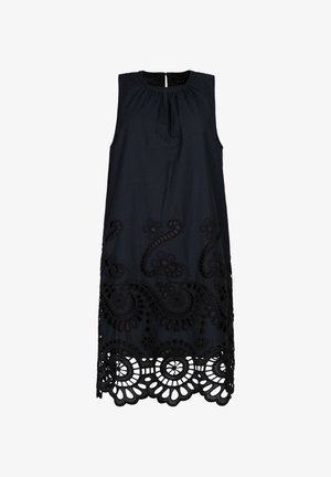 Grace, ÄRMELLOSES LOCHMUSTER - Day dress - black