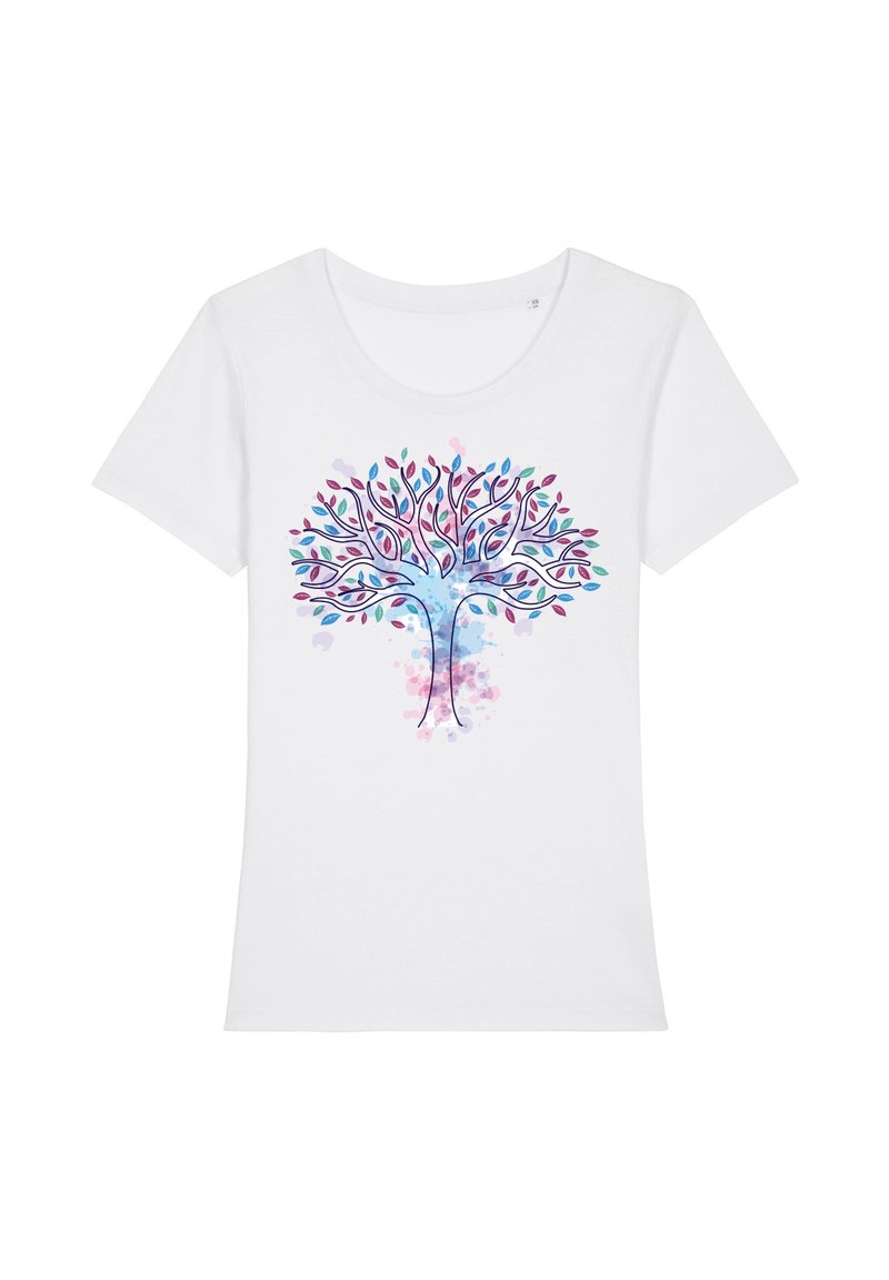 watapparel TREE OF LIFE - T-shirt print - white