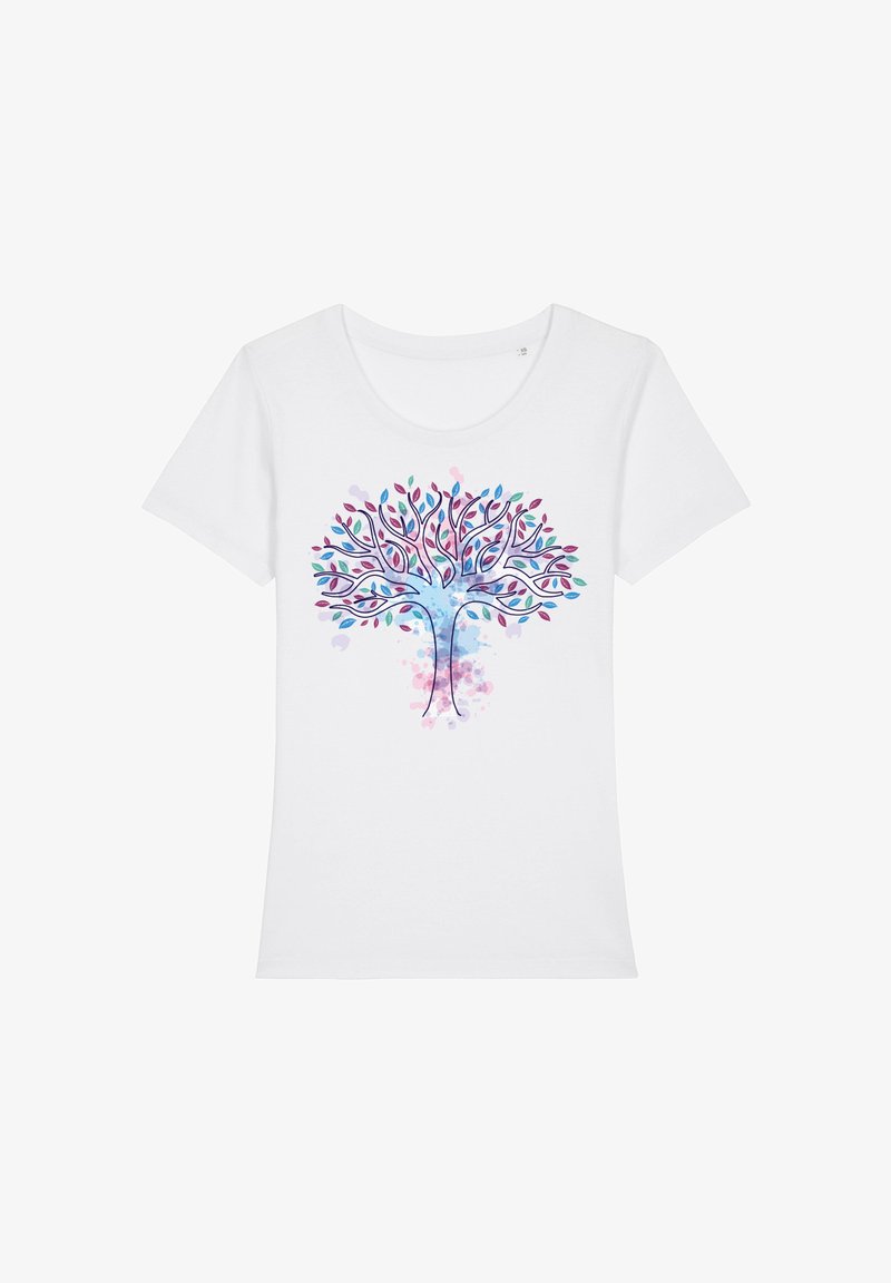watapparel TREE OF LIFE - T-shirt print - white