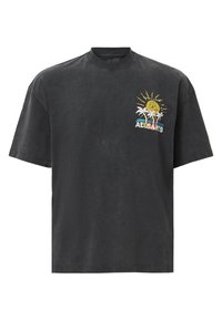 AllSaints CREW - T-shirts print - washed black
