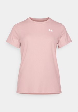 Under Armour Osnovna majica kratkih rukava - tourmaline pink/white