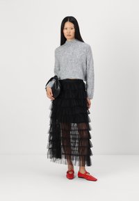 Aware VMMARS HIGH NECK CROPPED - Vesta - light grey