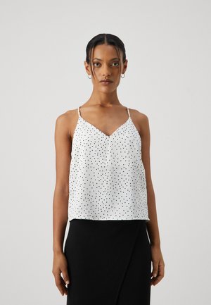 ONLLENA MAYA SINGLET LIFE - Top - cloud dancer/black