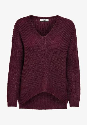 JDY JDYNEW MEGAN NOOS - Pullover - windsor wine