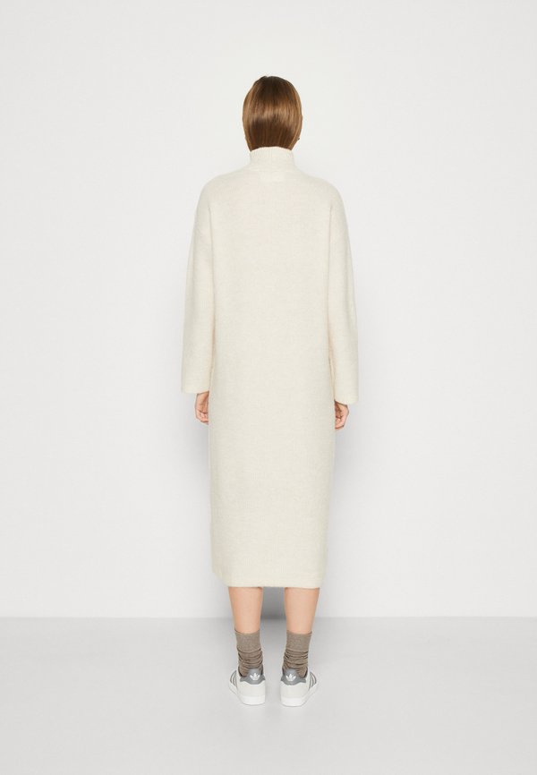 SLFMALINE HIGH NECK NOOS - Jumper dress - birch melange2