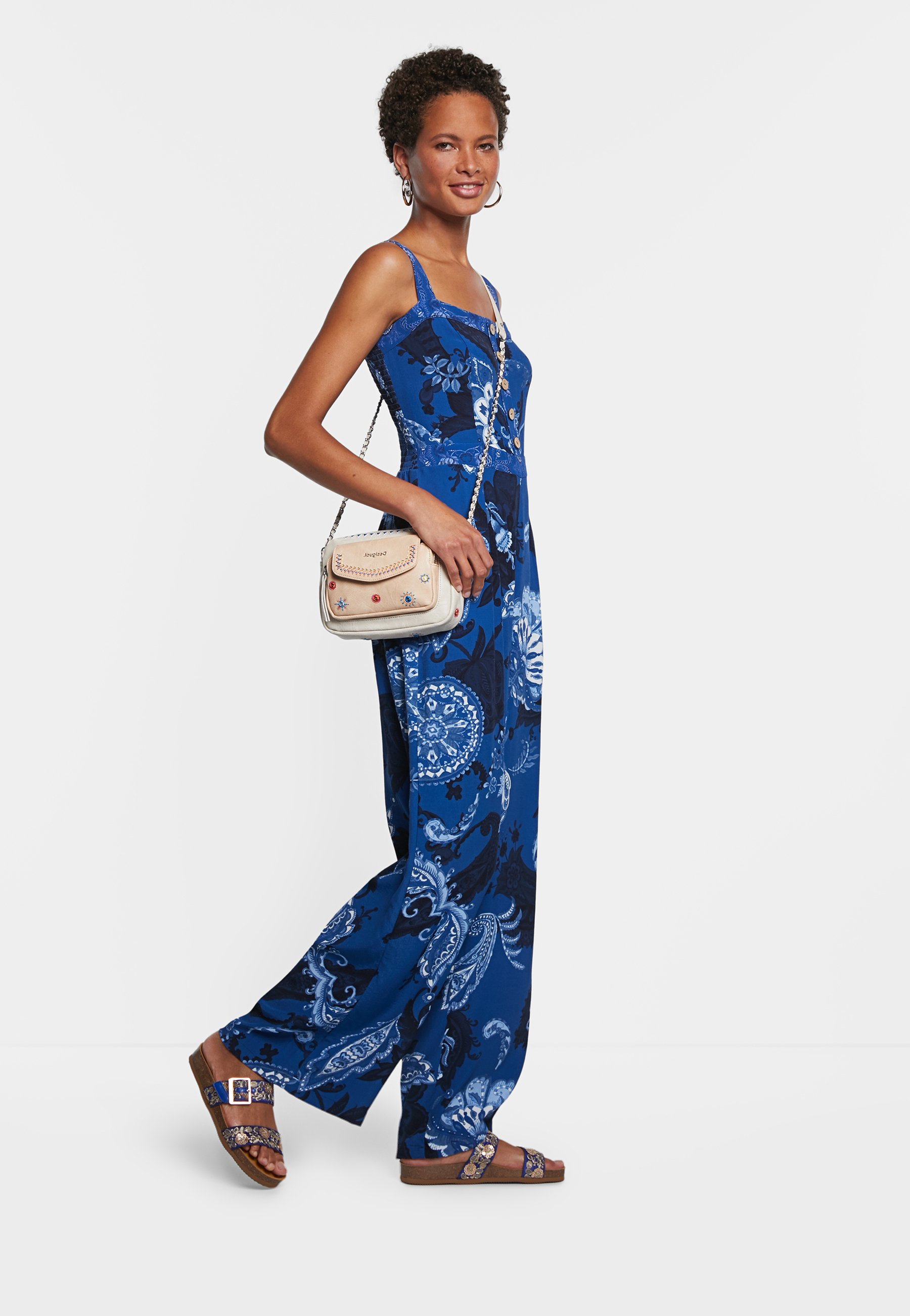 Desigual PATRICIA - Tuta jumpsuit - blue/blu - Zalando.it