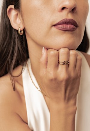 Hey Happiness, WAVE OPEN - Ring - gold-coloured