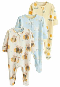 Next - TWO WAY ZIP 3 PACK  - REGULAR FIT - Kruippakje - blue yellow Miniatuurafbeelding 1