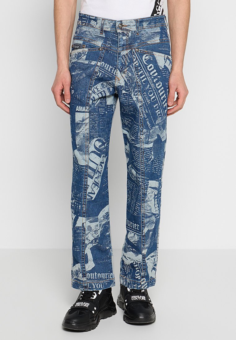 Versace Jeans Couture Straight leg jeans blauw