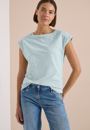 Cecil, T-Shirt basic - crystal mint