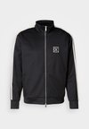 STRIPE TRACK JACKET - Sweater met rits - black