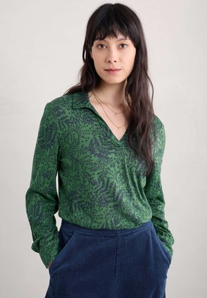 Seasalt Cornwall MISTY SKY - Poloshirt - green pressed fern evergreen
