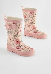 Next BUCKLE REGULAR FIT - Cizme din cauciuc - pink floral