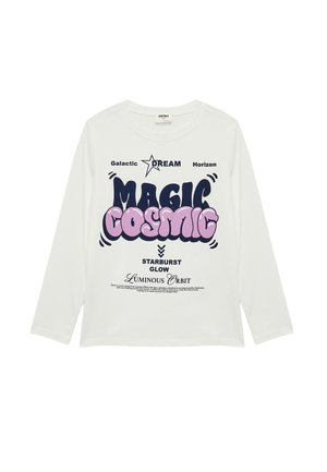 PRINTED - Camiseta de manga larga - beige