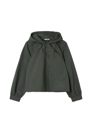 Stradivarius, CHECKED TECHNICAL SWEATSHIRT - Veste légère - khaki