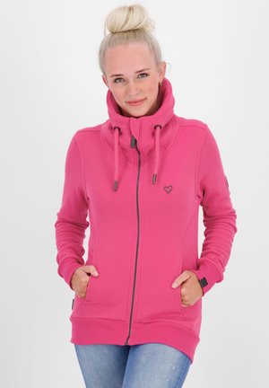 Zip-up hoodie - fuchsia